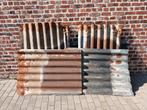 Oude ijzeren golfplaten dakplaten wandplaten 8×1m, Ophalen