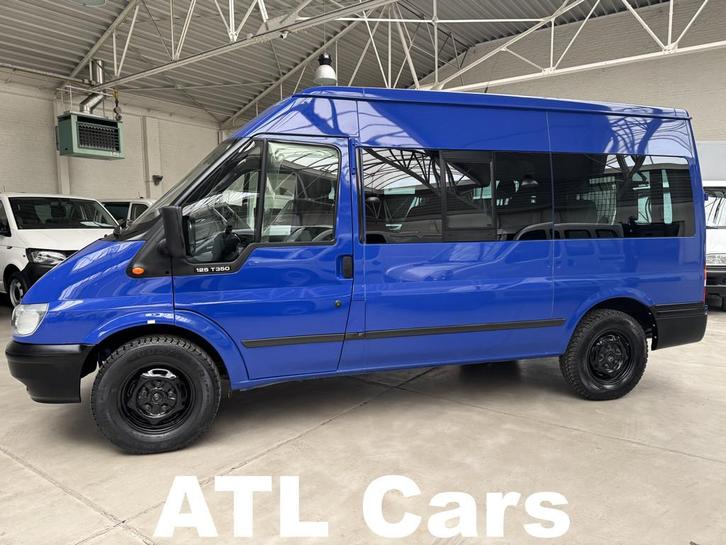 Ford Transit 2.4 D | !103.000km! | WEBASTO | 8+1 | AIRCO, Auto's, Ford, Bedrijf, Te koop, Transit, ABS, Airbags, Airconditioning