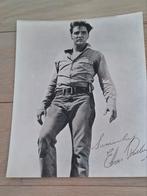 Vintage mini poster jong Elvis Presley geprinte handtekening, Verzamelen, Ophalen of Verzenden, Zo goed als nieuw, Foto of Kaart