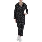 White Icy spijker jumpsuit zwart grijs S, Kleding | Dames, Jumpsuits, Verzenden, Nieuw, Maat 36 (S), Zwart