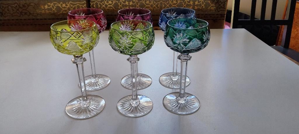 Verres val saint lambert, Antiquités & Art, Antiquités | Verre & Cristal, Enlèvement