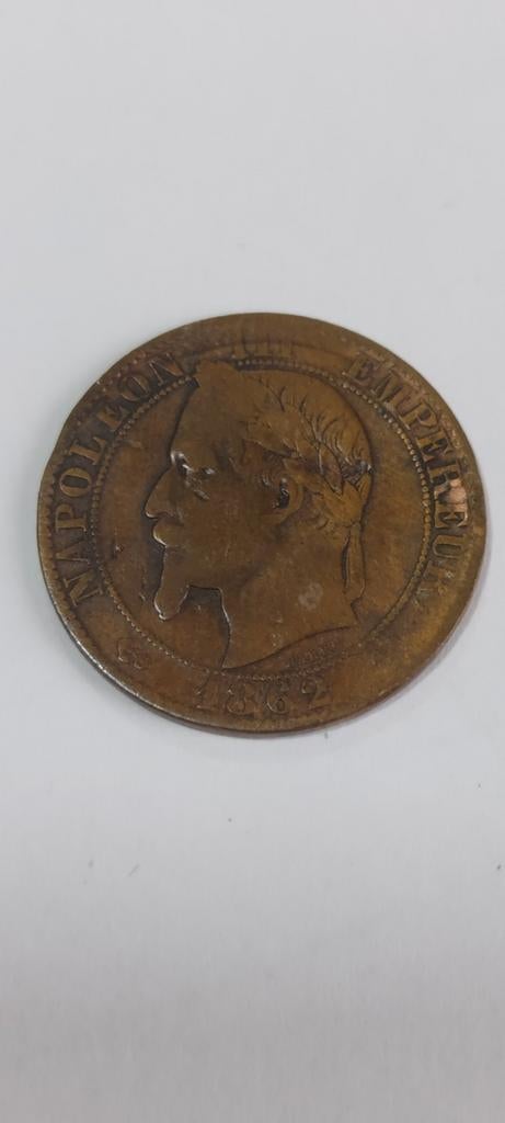 5 cent 1862k Frankrijk, Postzegels en Munten, Munten | Europa | Euromunten, Ophalen of Verzenden, Frankrijk, 5 cent
