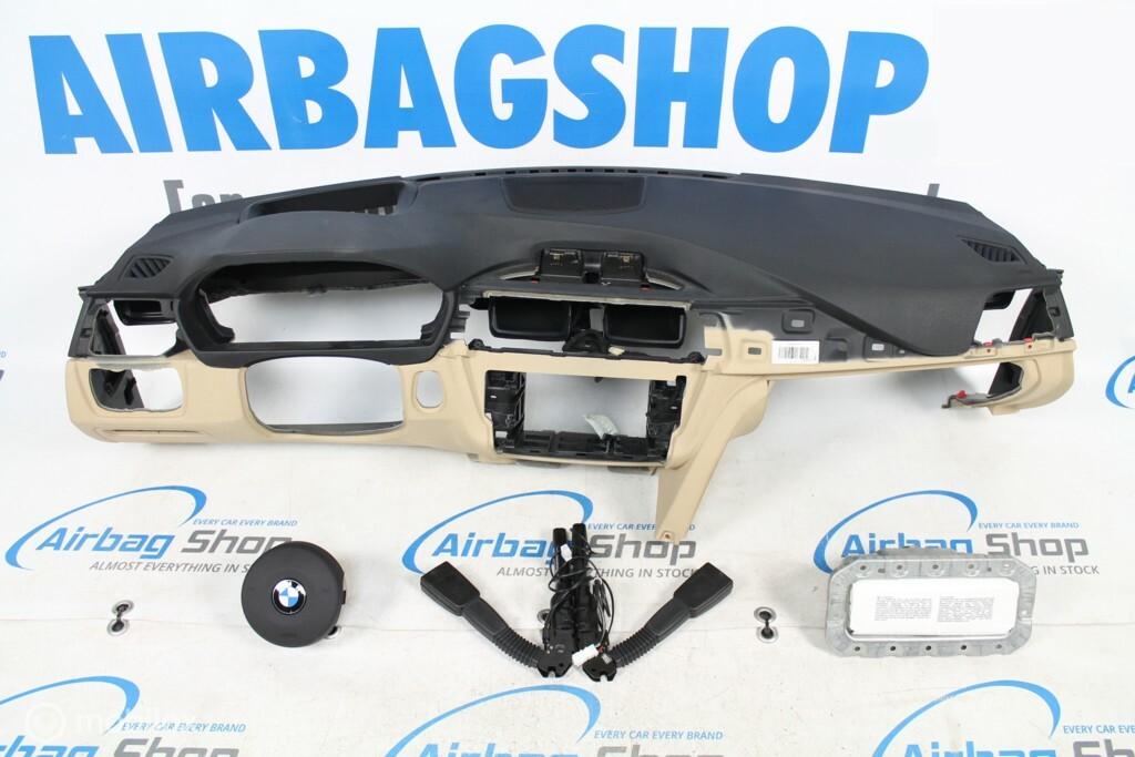 Airbag kit - Tableau de bord beige HUD M BMW 4 serie F32 F33