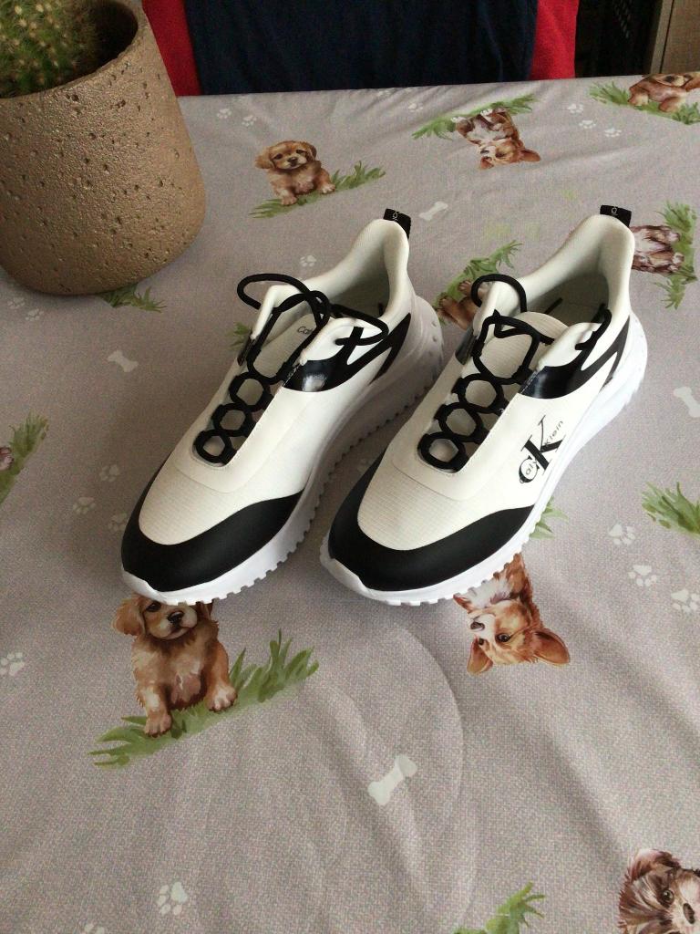 Heren sneakers, Calvin Klein, Wit, Nieuw, Ophalen of Verzenden