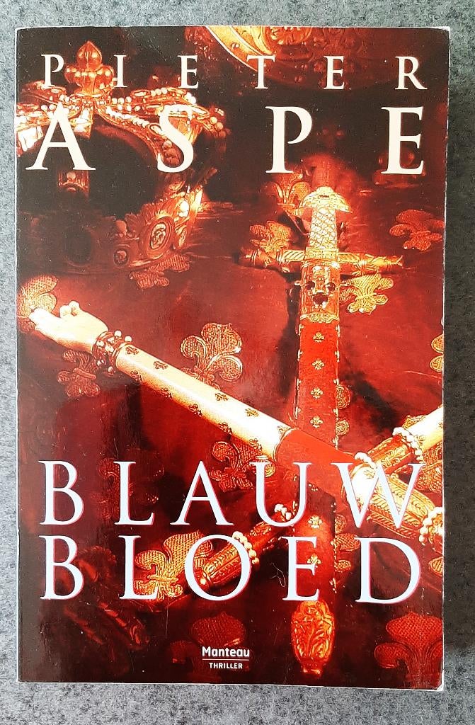 Te koop: Spannend Boek:"Blauw bloed" door Pieter Aspe, Livres, Thrillers, Enlèvement, Utilisé, Pieter Aspe