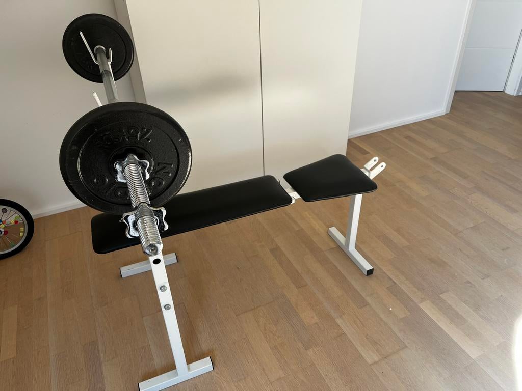 Banc de développé couché complet Nordic Fitness, Sports & Fitness, Enlèvement, Neuf, Couché