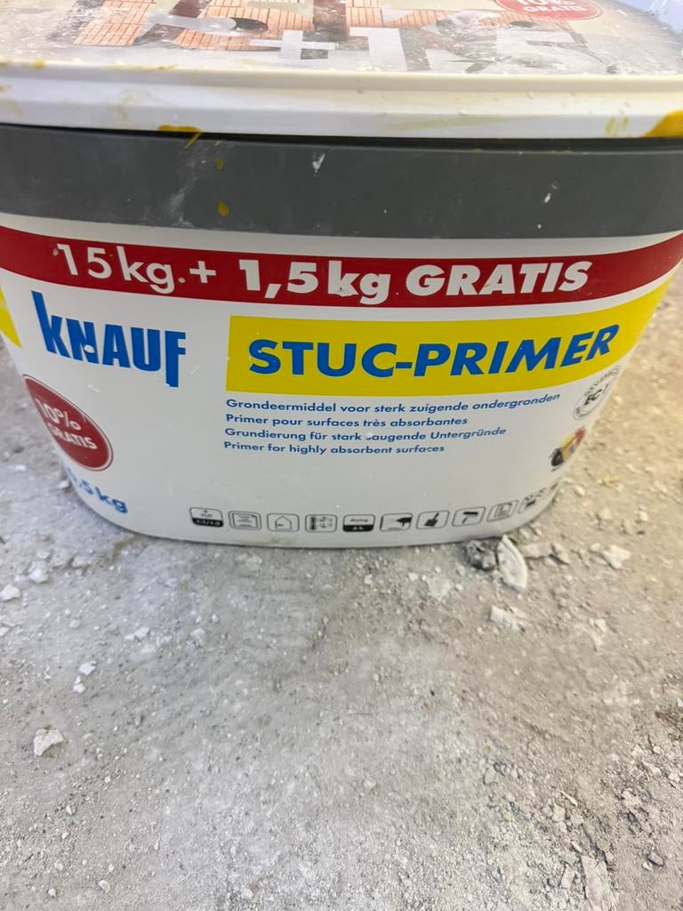 Stuc primer knauf, Ophalen, Zo goed als nieuw