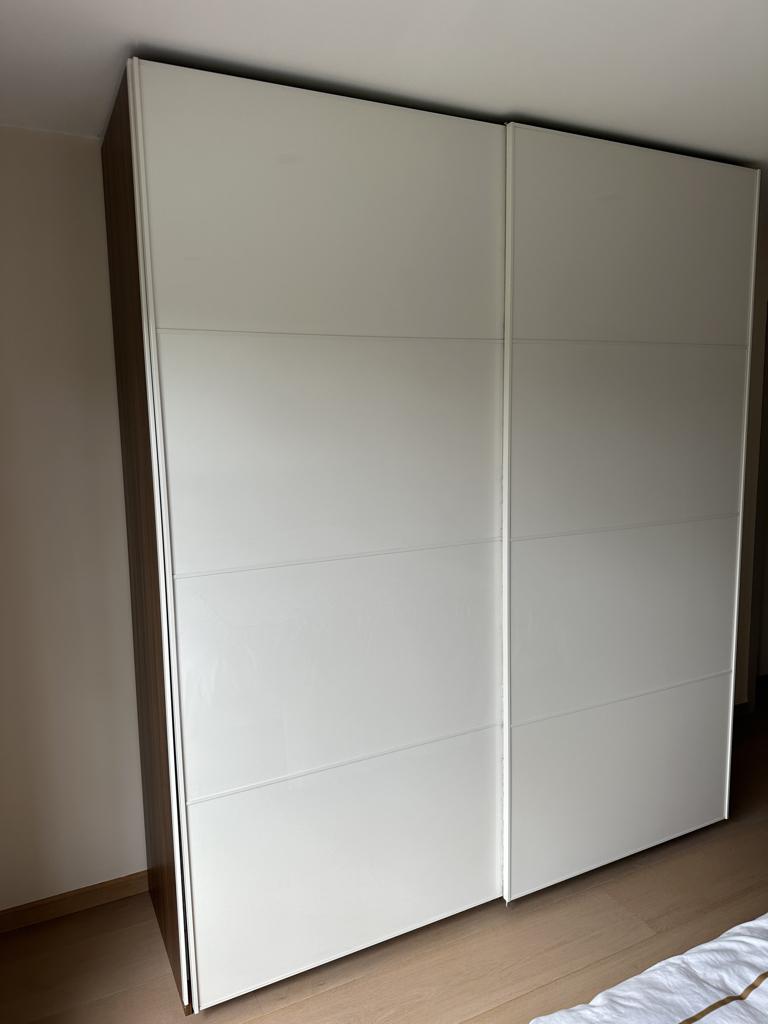IKEA PAX 200x236 Brun (Sans Portes) + Acc. - Déjà démonté, Maison & Meubles, Verre, 200 cm ou plus, Comme neuf, Enlèvement