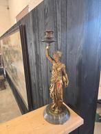 Antiek brons vuurverguld grand tour beeld, Ophalen, Brons