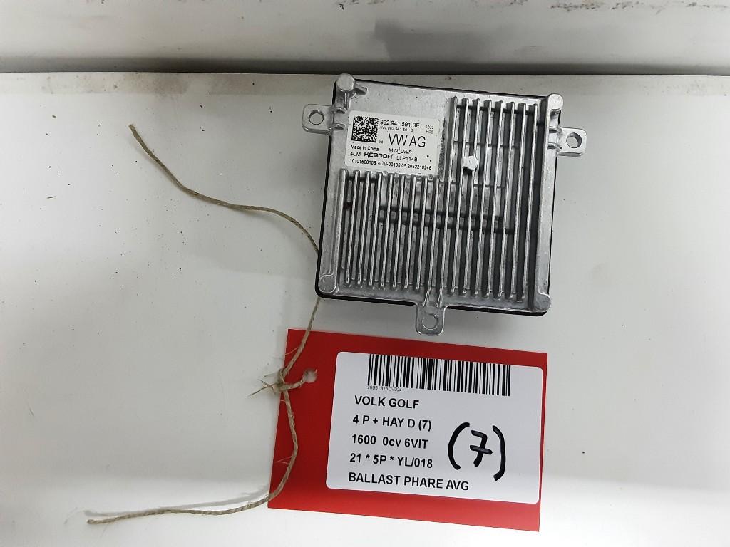 BALLAST DE PHARE XENON GAUCHE Volkswagen Golf VIII (CD1), Volkswagen, Mevr. I. Hauben, Utilisé, Rue de l'Espoir 34 34
4030  GRIVEGNÉE, BE