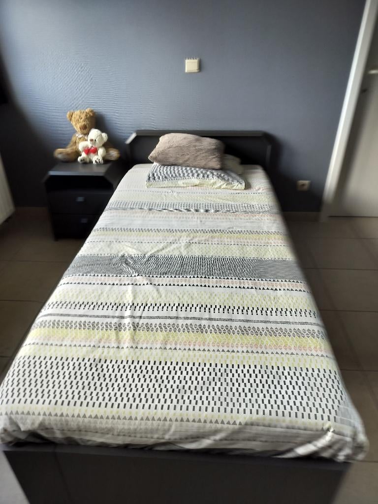 bed, bureau, Huis en Inrichting, Ophalen, Gebruikt, 90 cm, Eenpersoons