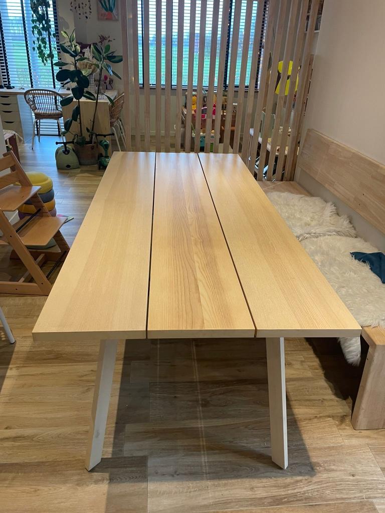 eettafel ikea (ypperlig), Huis en Inrichting, Tafels | Eettafels, Ophalen, Gebruikt, 200 cm of meer, 50 tot 100 cm