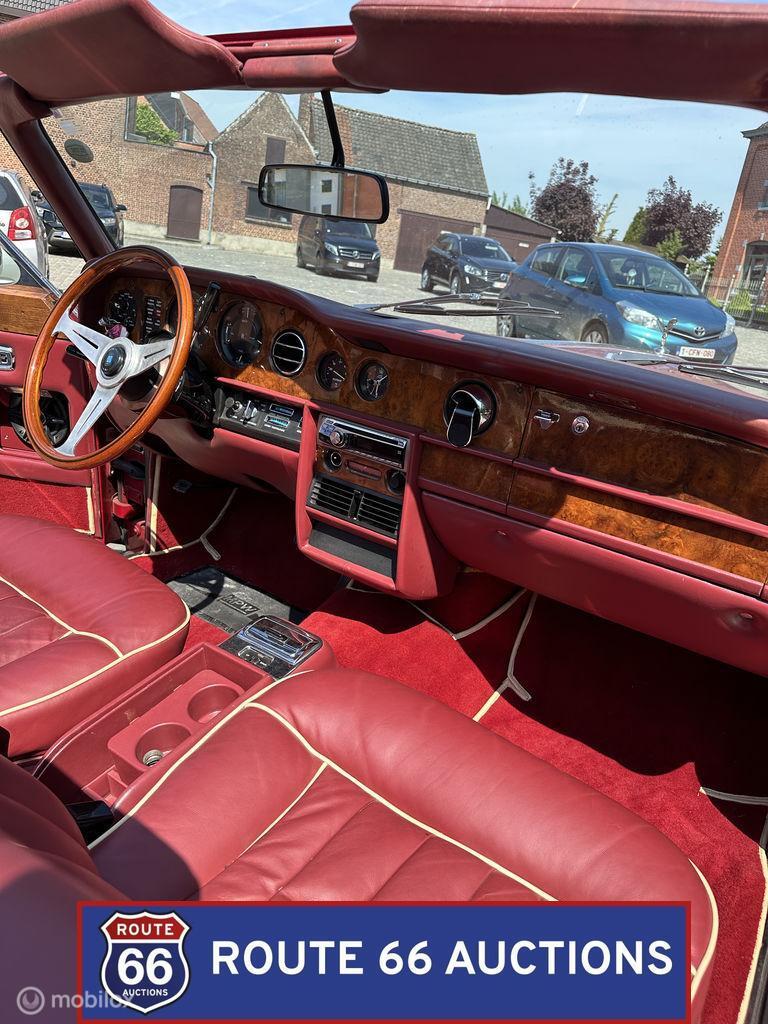 Rolls-Royce Corniche Cabriolet | 1978 | Route 66 Auctions, Auto's, Zwart, Bedrijf, Handgeschakeld, Overige carrosserie