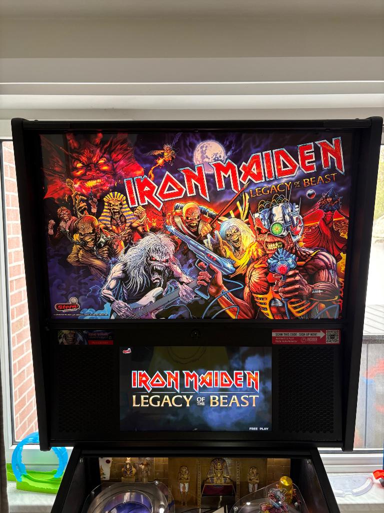 Te koop Iron Maiden Pro Huo, Verzamelen, Automaten | Flipperkasten, Ophalen, Stern, Overige soorten, Zo goed als nieuw