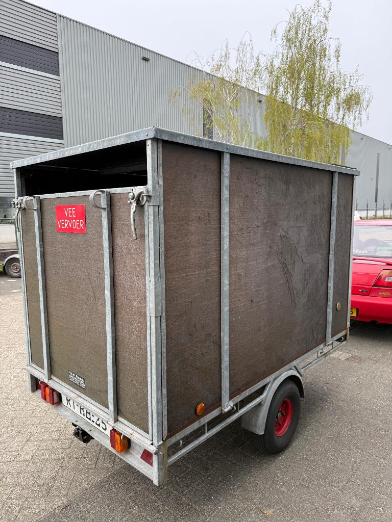 Remorque fermée/remorque à bestiaux, Autos : Divers, Remorques, Comme neuf, Enlèvement