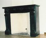A vendre cheminée ancienne en marbre noir, Enlèvement, Comme neuf, Cheminée sur pied, Cheminée au bois