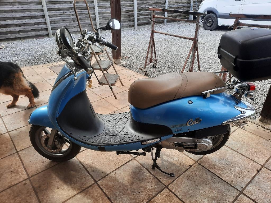 bromfiets SYM 45km, Fietsen en Brommers, Ophalen, Gebruikt, 50 cc, Sym