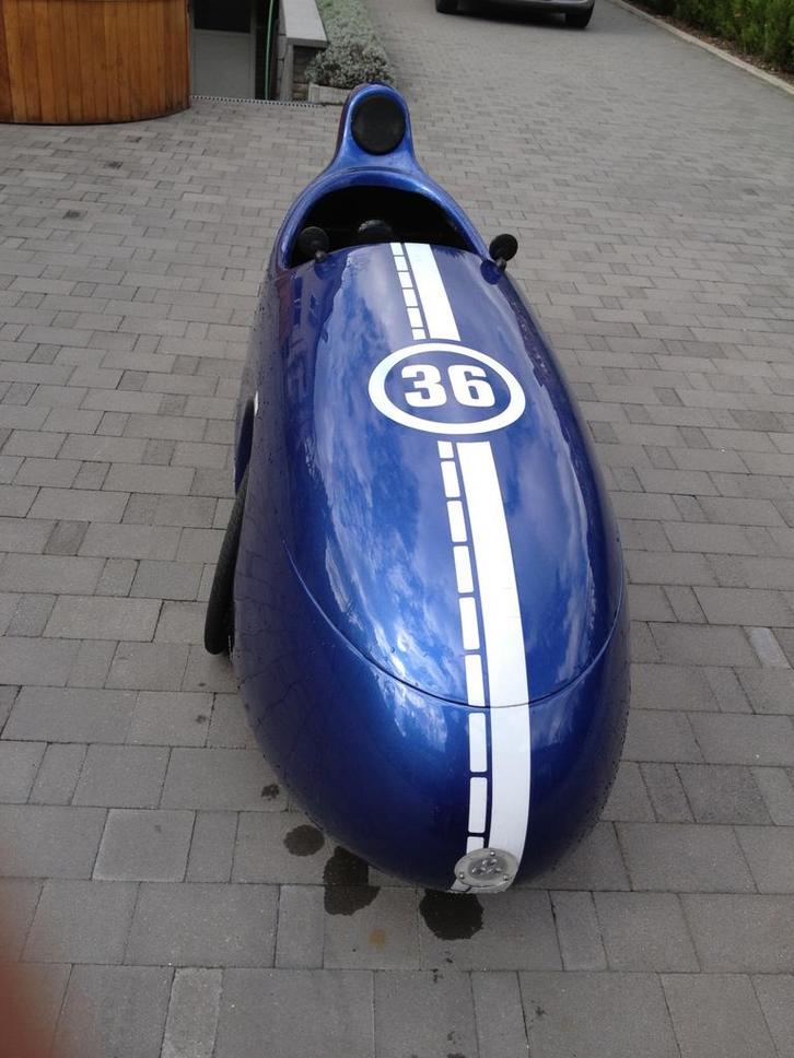 Mango velomobiel te koop., Fietsen en Brommers, Fietsen | Ligfietsen, Gebruikt, Overige merken, Bovenstuur, Cabine, Ophalen