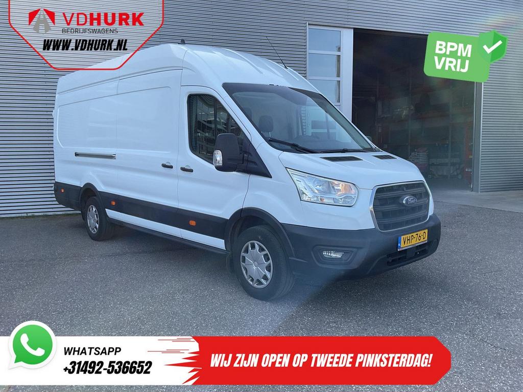 Ford Transit 2.0 TDCI 170 pk L4H3 Trend RWD Jumbo 270Gr.Deur, Wit, Bedrijf, Ford, Onderhoudsboekje
