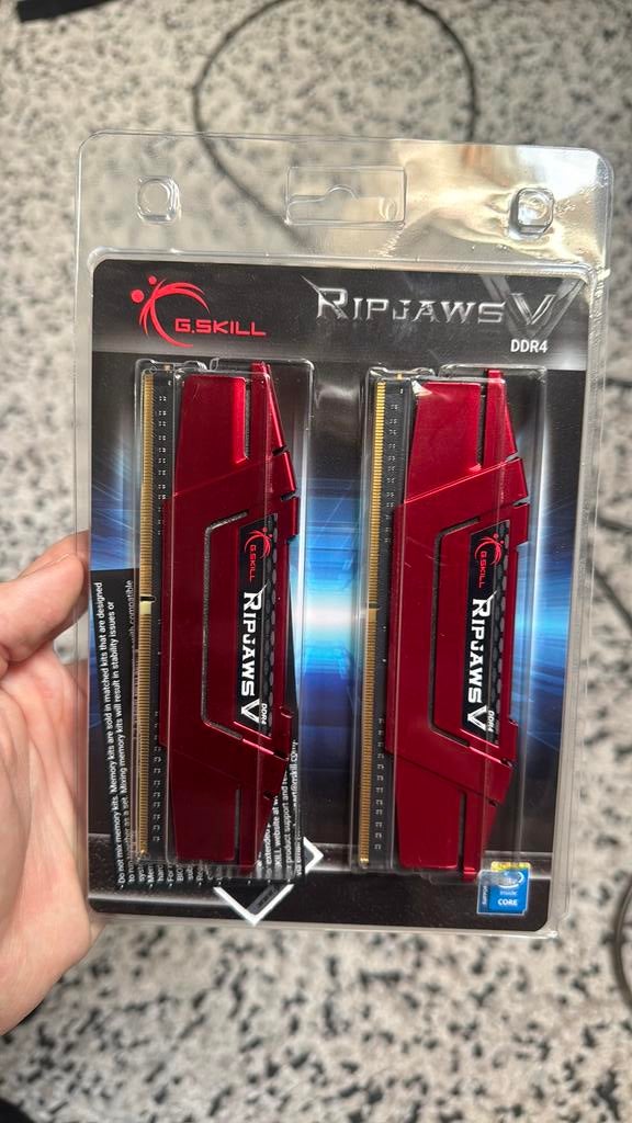 G.Skill Ripjaws V 64 Go DDR4 (4x16 Go) 2666 MHz, Informatique & Logiciels, Mémoire RAM, Desktop, DDR4, Enlèvement