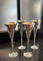 4 flûtes à champagne plaqué argent, Enlèvement