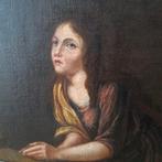 Peinture tableau huile sur toile ancienne, Enlèvement