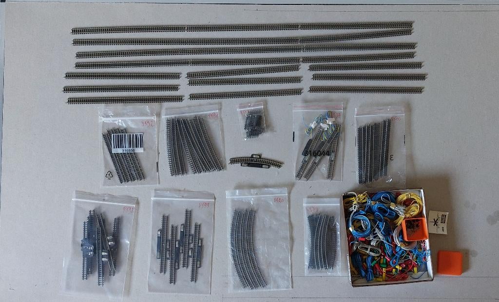 Mini-club Märklin piste échelle Z, Enlèvement ou Envoi, Rails, Märklin, Courant continu