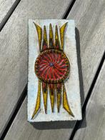 Grote tegel in keramiek van deurgreep door Jan Nolf, Antiek en Kunst, Antiek | Keramiek en Aardewerk, Ophalen of Verzenden