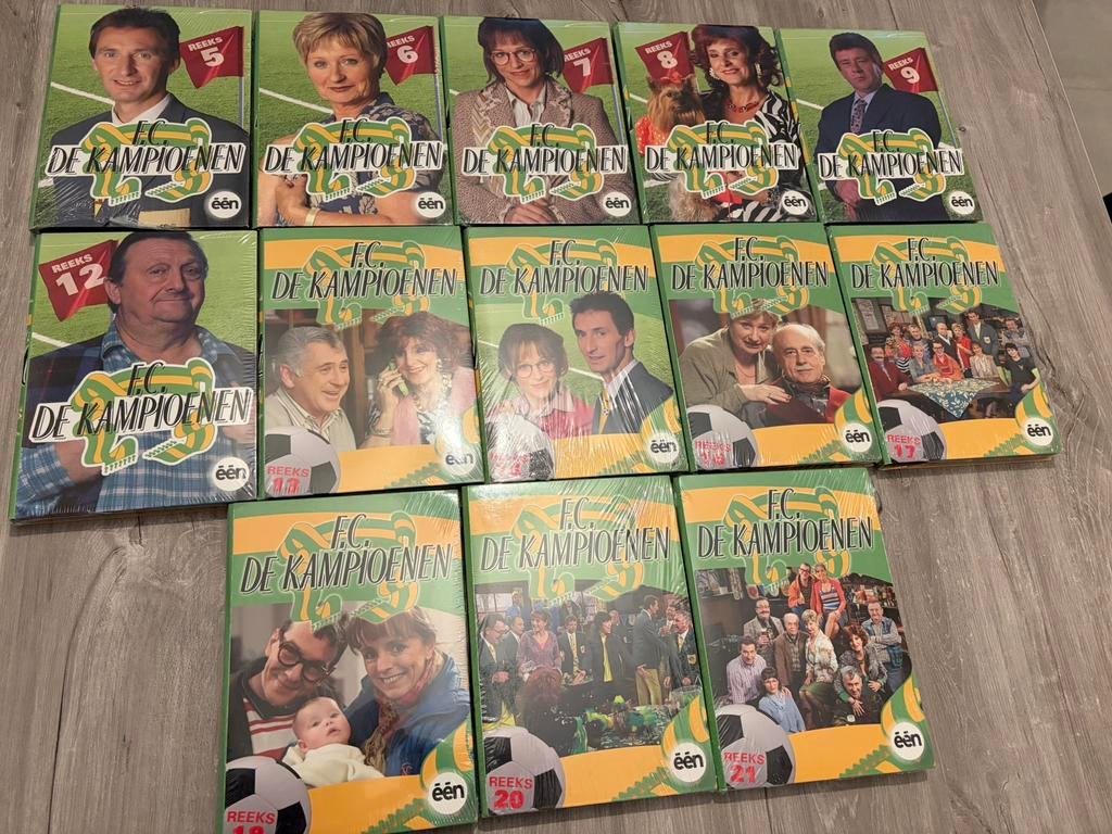 Lot dvd’s fc de kampioenen, Enlèvement ou Envoi, Comme neuf