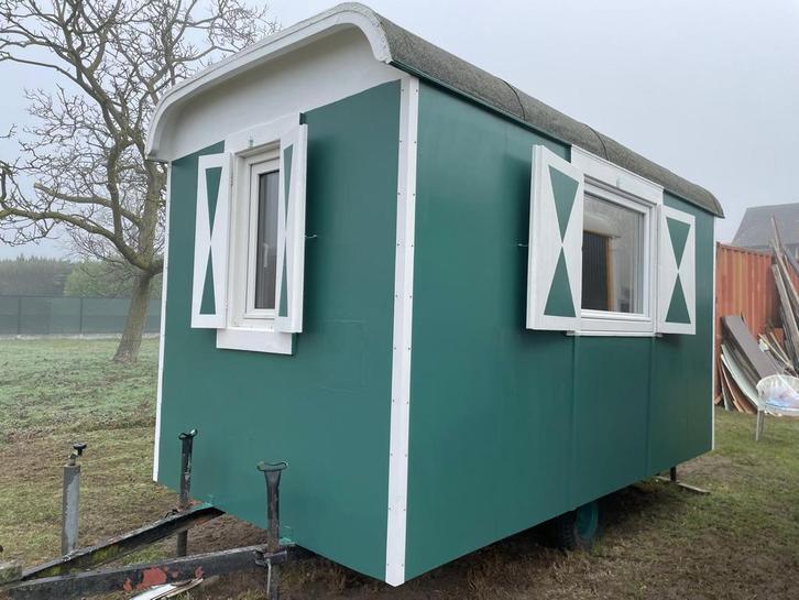 Pipowagen, bouwkeet, schaftkeet, Doe-het-zelf en Bouw, Bouwketen en Schaftketen, Gebruikt, Ophalen