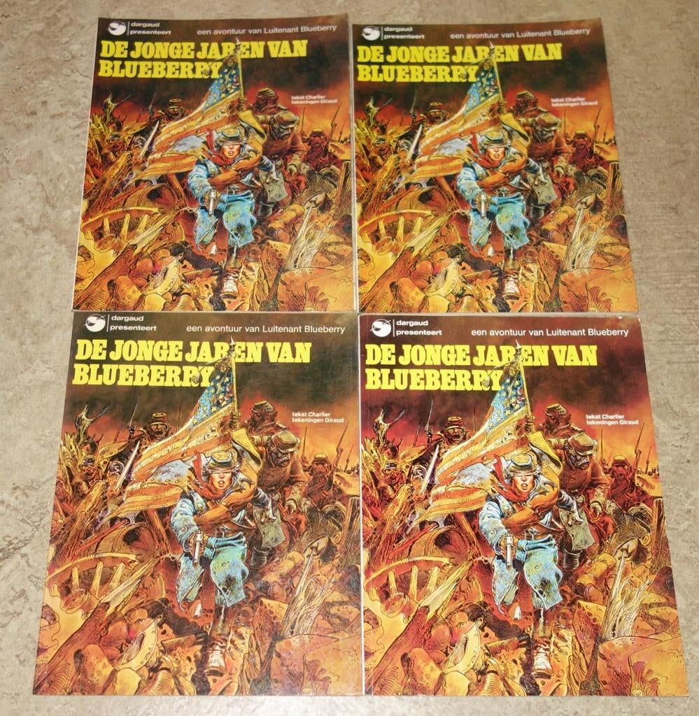 Verzameling strips Blueberry., Plusieurs BD, Enlèvement ou Envoi, Utilisé