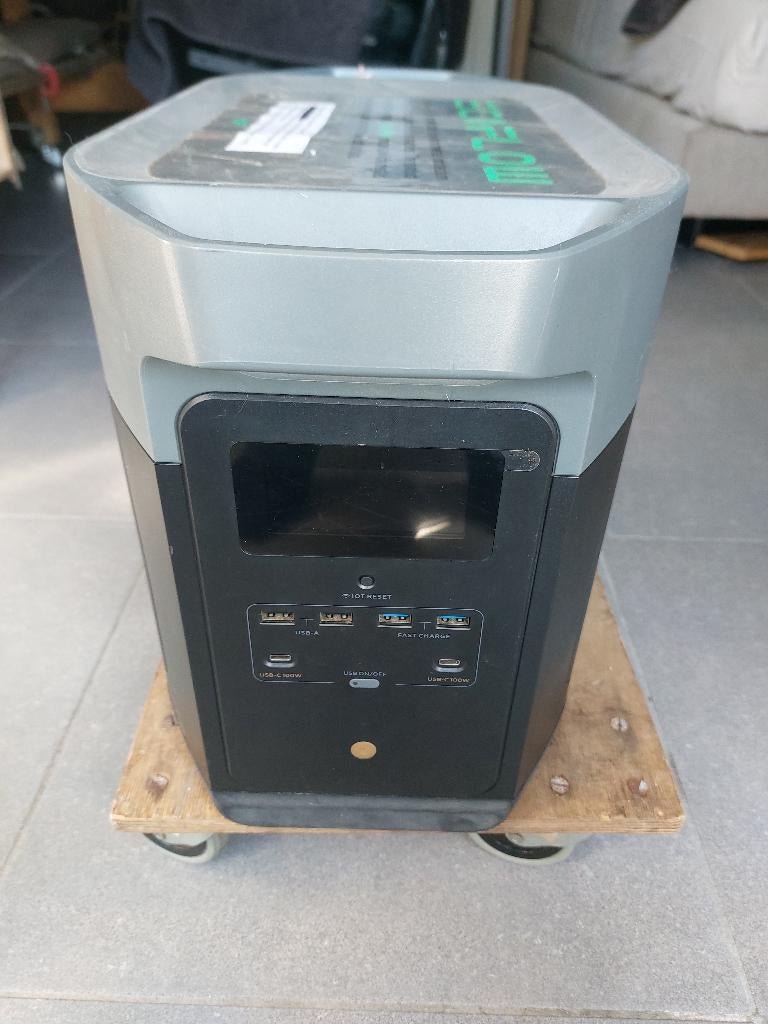 Powerstation ecoflow deltamax 1600    µ1u, TV, Hi-fi & Vidéo, Batteries, Enlèvement