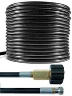 Zwarte Rioolslang 10m met M22 Wartel en Nozzle, Verzenden