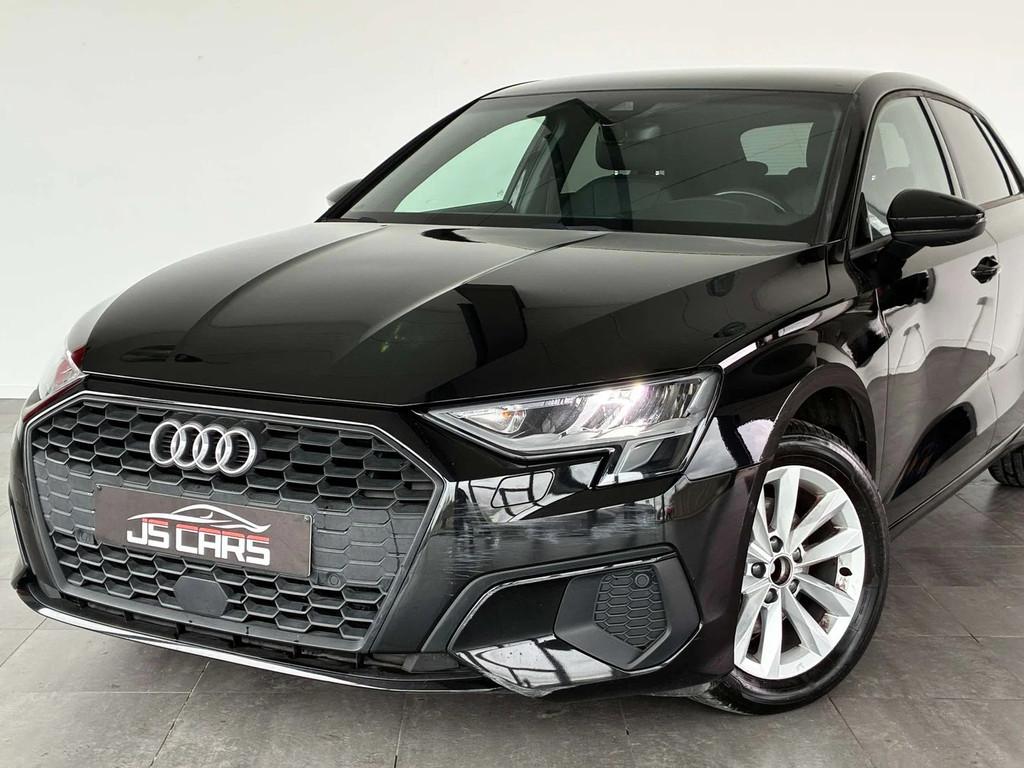 Audi A3 Sportback 30 TFSI Business S tronic-VENTE MARCHAND/E, Auto's, Audi, Automaat, Gebruikt, Zwart, Bedrijf