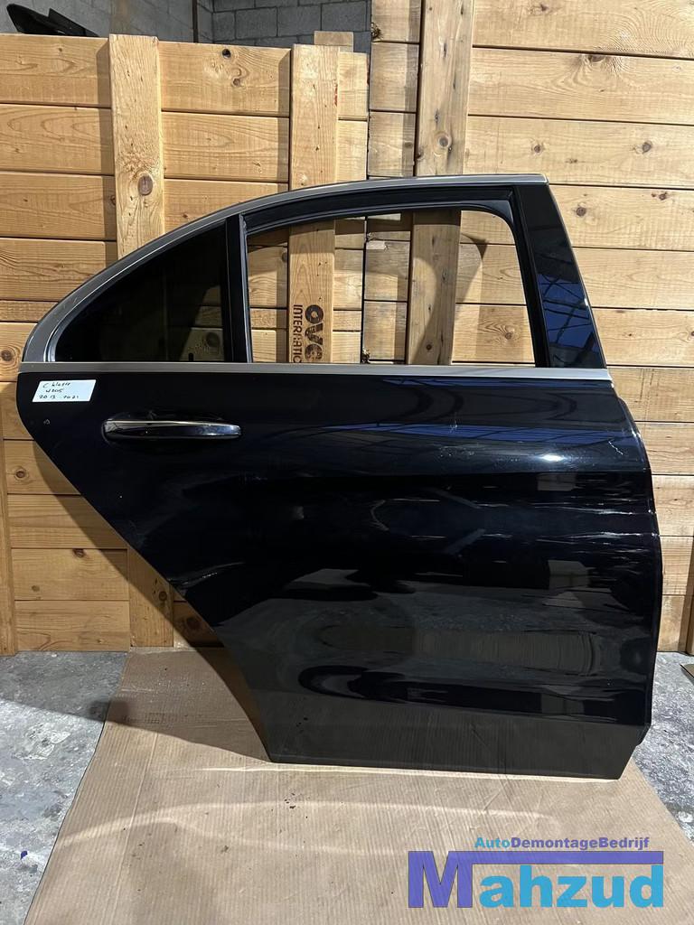 MERCEDES C Klasse W205 Zwart rechts achter deur 2013-2021, Gebruikt, Mercedes-Benz AG, Deur, Mercedes-Benz