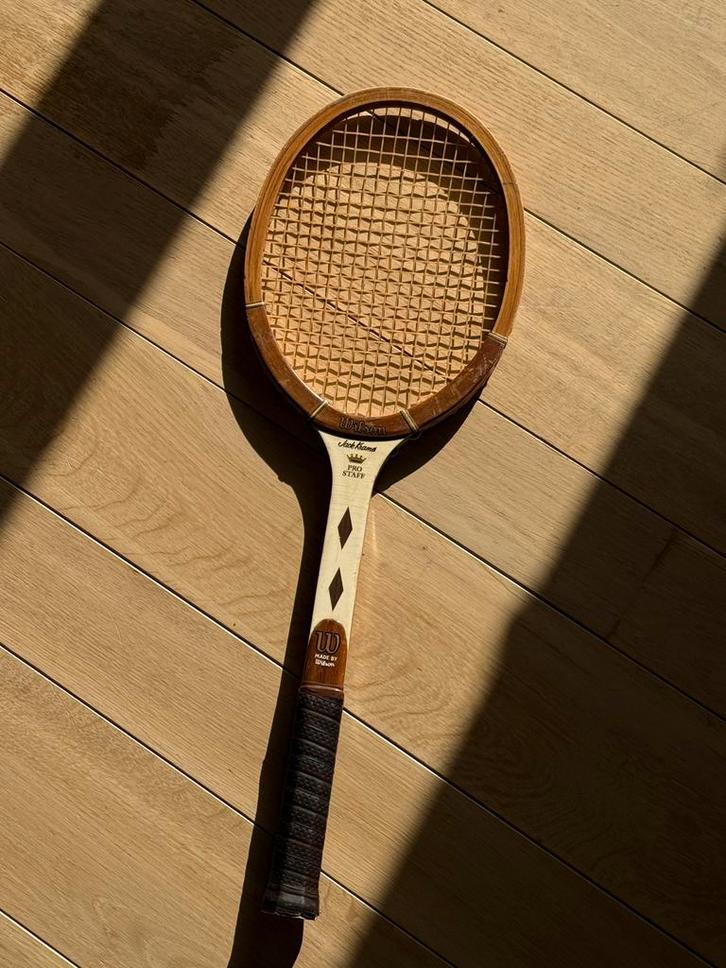 Wilson Jack Kramer Pro Staff vintage Tennis Racket, Sport en Fitness, Tennis, Zo goed als nieuw, Racket, Wilson, Ophalen of Verzenden