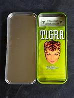 Vol blik Tigra tabak, Ophalen of Verzenden, Zo goed als nieuw, Tabaksdoos of Verpakking