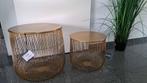 2 delig salontafels J-line, Maison & Meubles, Tables | Tables de salon, Neuf, Rond, 50 à 100 cm, Enlèvement