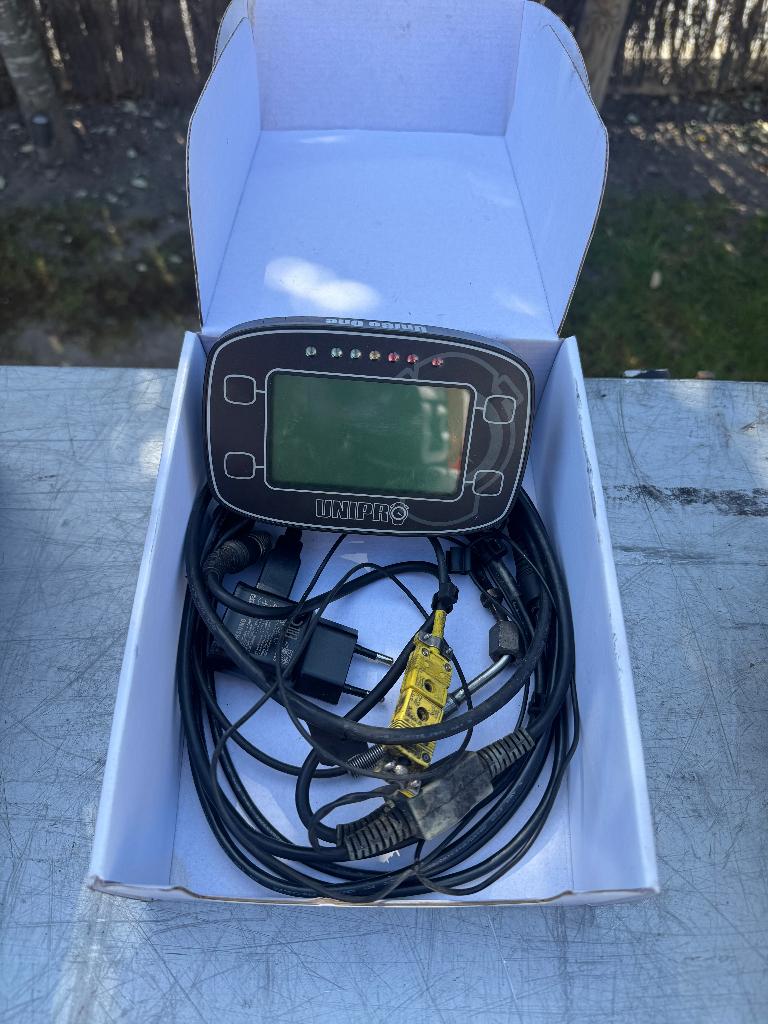 Unipro laptimer, Ophalen, Zo goed als nieuw, Onderdelen Kart