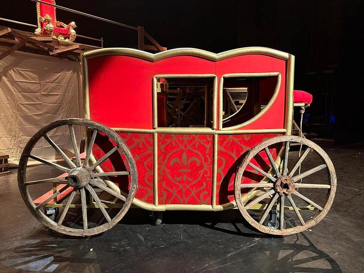 Postkoets (zelfgemaakt), Dieren en Toebehoren, Rijtuigen en Koetsen, Zo goed als nieuw, Overige typen