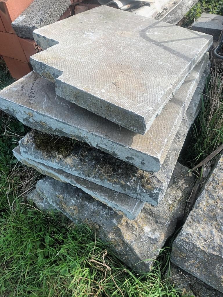 Blauwe steen Natuursteen, Tuin en Terras, Ophalen of Verzenden, Natuursteen