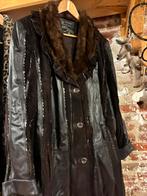Lederen( nep) jas bijzonder model, Kleding | Dames, Jassen | Winter, Ophalen of Verzenden, Zo goed als nieuw, Maat 46/48 (XL) of groter