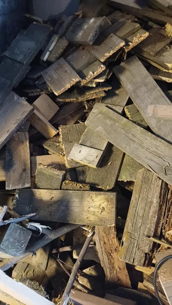 Gratis hout/brandhout, Tuin en Terras, Brandhout, Ophalen