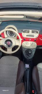 Fiat 500 C 0,9Ttwinair cabriolet 85ch 104000klm 06/2011, Autos, Euro 5, Achat, Beige, Cabriolet