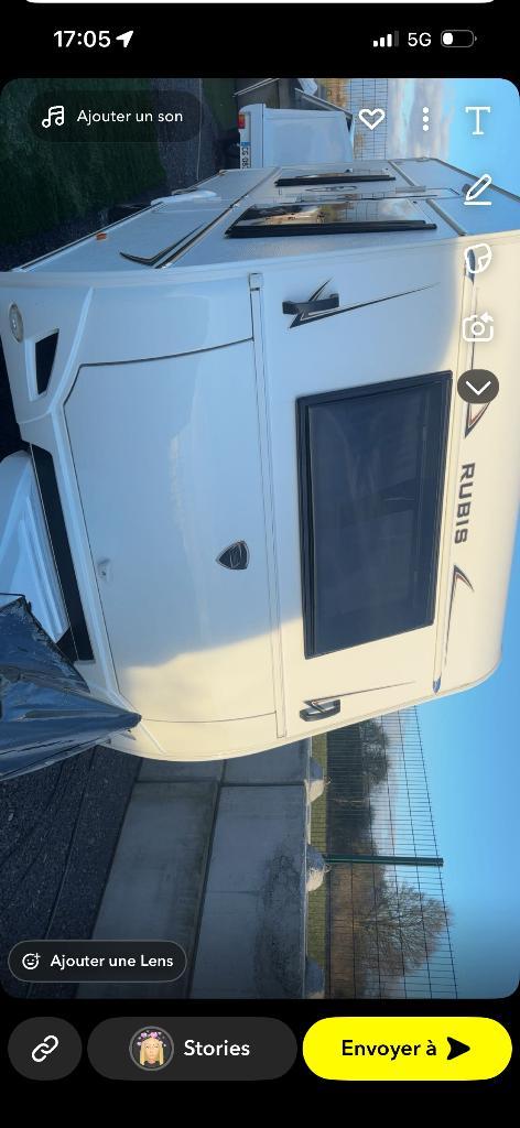 Rubis, Caravans en Kamperen, Caravans, Particulier, 1250 - 1500 kg, Standaardzit, Caravelair, Frans bed, Overige typen, 5 tot 6 meter