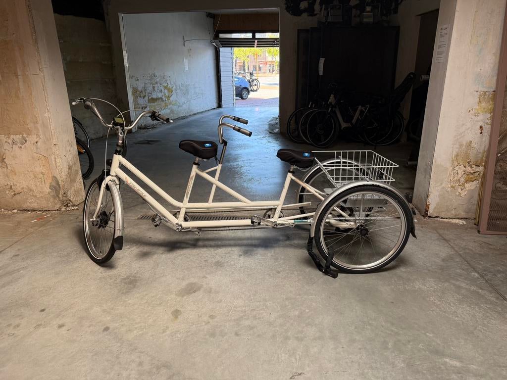 Elektrische duofiets (3-wieler), Fietsen en Brommers, Fietsen | Driewielfietsen, Zo goed als nieuw, Ophalen