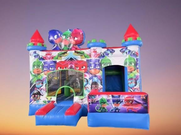 Springkasteel pj masks, Ophalen