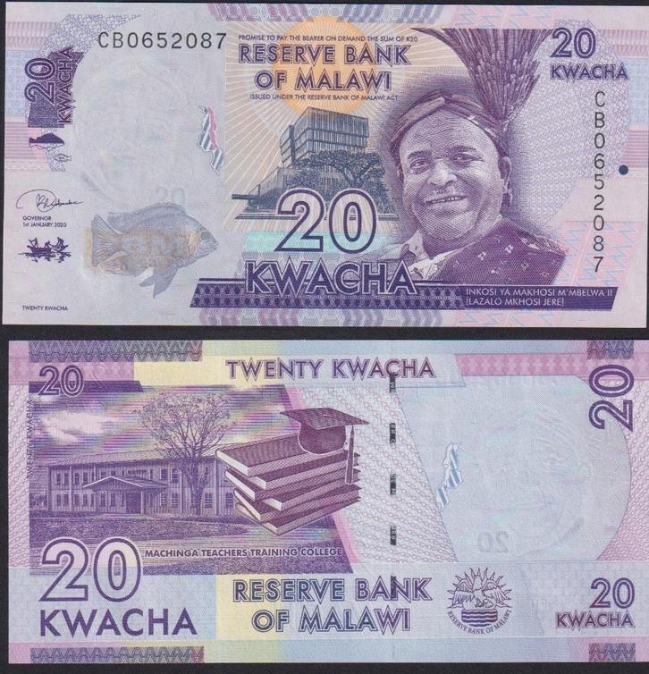 Malawi, Postzegels en Munten, Bankbiljetten | Afrika, Los biljet, Overige landen, Ophalen of Verzenden