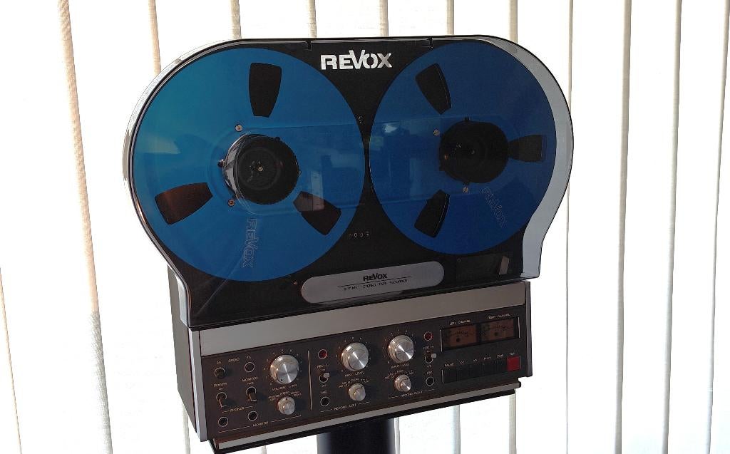 Revox B77 MK2 Normal Speed (3.3/4 - 7.5) 2 spoor, Ophalen, Bandrecorder, Met stofkap