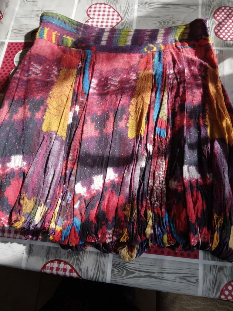 Mooie felgekleurde zomerrok, Vêtements | Femmes, Jupes, Envoi, Taille 42/44 (L)